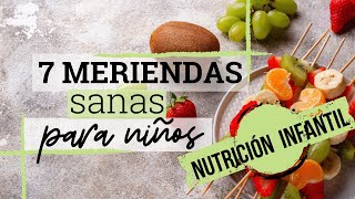 MERIENDAS SANAS PARA NIÑOS  Meriendas sencillas y rápidas [upl. by Ahseyd825]