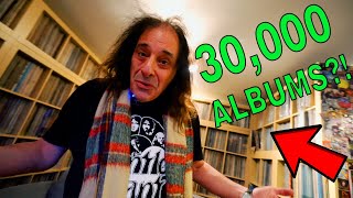 This Man Has 30000 Albums in the Biggest Vinyl Record amp CD Collection Ive Ever Seen [upl. by Aettam]