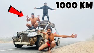 Going 1000 KM In Winters With Open Car 😭 सर्दियों मे इस कार ने सबको जमा डाला  1°C [upl. by Arabela]