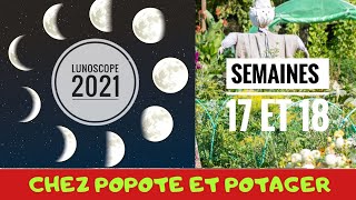 COMMENT JARDINER AVEC LA 🌔 LUNE  Semaines 17 et 18 [upl. by Otiv]