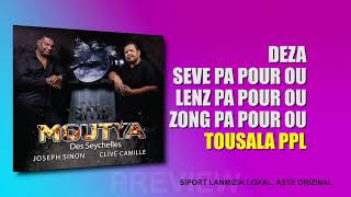 PPL  Pa pour li lyric video Clive Camille Joseph Sinon [upl. by Goda]