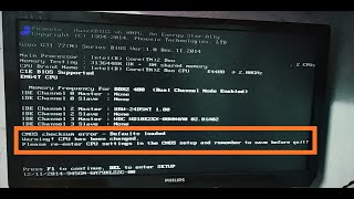 How to fix CMOS checksum error in pc by Tech MatriX [upl. by Suivart]