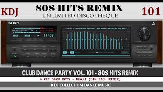 80s HITS REMIX Club Dance Party 101  KDJ 2023 [upl. by Otrebogir]