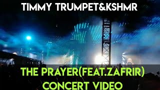 Timmy trumpetampKSHMRThe PrayerfeatZafrir concert video [upl. by Aligna444]