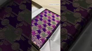 Banarasi Silk Saree With Price  banarasi saree  Banarasi Silk Saree  JMSHandlooms viral shorts [upl. by Demah]