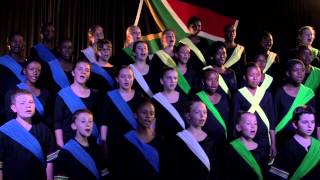 South African Cantare Childrens Choir sings «Nkosi Sikelel iAfrika» [upl. by Halda]