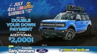 July Savings at Gary Yeomans Ford Knoxville [upl. by Ellehcear]