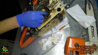 STIHL MS310 Oil Pump Check [upl. by Ahseen]