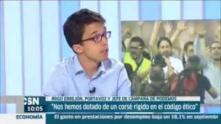 Entrevista a Íñigo Errejón en Canal Sur sobre PODEMOS [upl. by Lokin534]