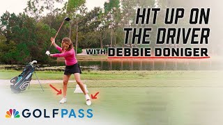 How to hit up on the driver  GolfPass  Golf Channel [upl. by Fidel]