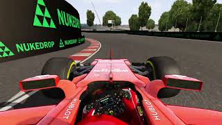 2026 Madrid Street Circuit  Assetto Corsa  2017 Ferrari SF70H [upl. by Enoob]