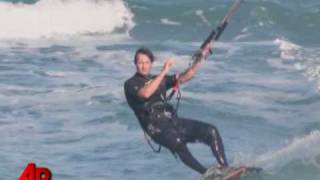 Fla Kiteboarder Surrounded Killed by Sharks [upl. by Eirrotal]