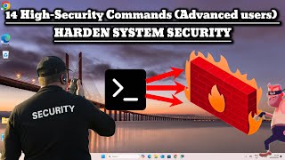 14 HighSecurity CMD Commands to Harden System Security and Counter Hackers [upl. by Aihsekyw]