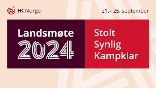 HK Landsmøte 2024 Mandag 12 [upl. by Stilu711]