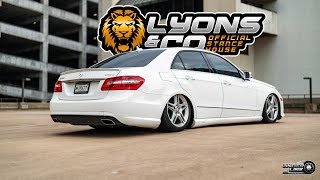 2013 Mercedes E350 Air Ride Build  Lyons amp Co  Airlift  Flo Air Ride Mfg [upl. by Bates]