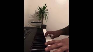 Drake 7969 Santa Teezo touchdown piano cover [upl. by Kcirttap]