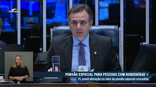 Pensão para filhos de pessoas com hanseníase segue para sanção presidencial [upl. by Atiuqahs548]