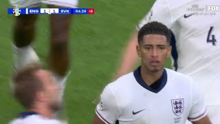 Jude Bellingham Goal England Vs Slovakia 11 All Goals UEFA Euro 2024 Extended Highlights [upl. by Grimaud]