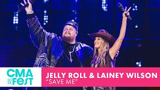 Jelly Roll with Lainey Wilson – “Save Me”  CMA Fest 2024 [upl. by Ahsikyt]