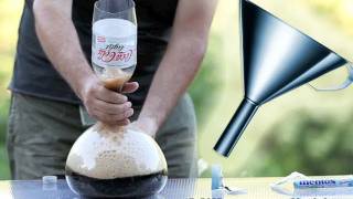 7° coke funnel  condom  mentos cocacola imbuto e preservativo [upl. by Eartnoed576]