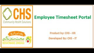 HRMS  Employee Time sheet Portal Community Heath Solution for NGO Attendance System [upl. by Virgil583]