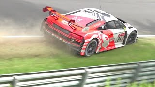 24H NÜRBURGRING 2022 CRASHES amp MISTAKES amp Racing Action COMPILATION Nordschleife Nurburgring [upl. by Malkah]