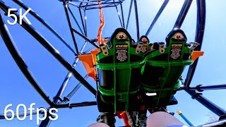 Tigris On Ride POV 5K 60fps Busch Gardens Tampa February 2024 [upl. by Nirrek]