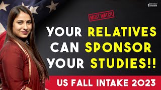 Who can Sponsor Your US Study Visa FRIENDS  RELATIVES  PARENTS [upl. by Neehahs4]