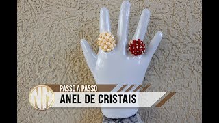 Anel de Cristais  passo a passo [upl. by Dulciana]