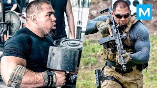 Special Forces Strength Training with SWAT Tony Sentmanat  Muscle Madness [upl. by Saimerej]