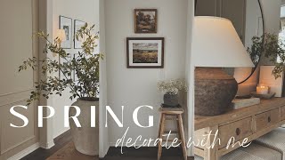 Spring Decorate With Me 2024  Entryway amp Living Room [upl. by Melisa429]