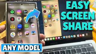 How to screen mirror Android to Mac  Mirror android to mac [upl. by Alleinad]