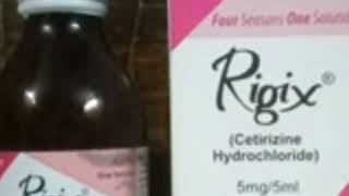 Rigix Syrup Use in Urdu and Hindicetirizine hcl [upl. by Torto]