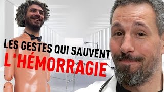 LHÉMORRAGIE  LES GESTES QUI SAUVENT FEAT MAXIME MUSQUA [upl. by Ahtilat]