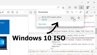 How to download Windows 10 ISO directly from Microsoft homepage [upl. by Enicar]