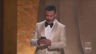 Kimmel fires back at Trump criticism from Oscars stage [upl. by Lehcem]