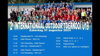 LIVE International Outdoor U19 Korfball Tournament Stadskanaal [upl. by Eibot]