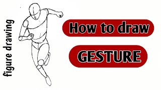 Gesture drawing practice for beginners  how to draw human figure [upl. by Priest]