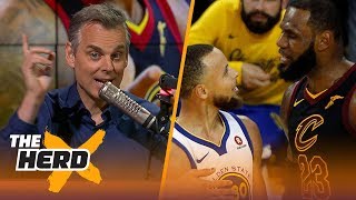 Colin Cowherd on the rift between Steph Curry and LeBron King James GM1 tantrum  NBA  THE HERD [upl. by Nihi]