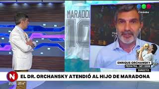 EL PEDIATRA ENRIQUE ORCHANSKY RECUERDA UNA EMOTIVA HISTORIA CON MARADONA EN SU ROL PATERNAL [upl. by Sokairyk]