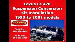 How To Fix The Front And Rear Suspension On A Lexus LX470 [upl. by Sanson]