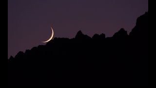 Coucher de Lune à VallouisePelvoux – Pays des Écrins [upl. by Alemrac]