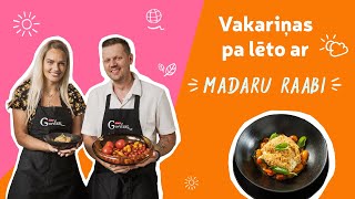 Vakariņas PA LĒTO  Satura viedotāja Madara Raabe dzīvesbiedram gatavo siltos mocarellas salātus [upl. by Tacy]