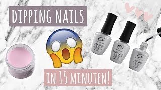 😍 DIP POWDER  ZELF ACRYL NAGELS ZETTEN  15 MIN 😱 [upl. by Nytsirt]