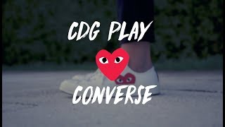 CDG Play x Converse  On Feet [upl. by Dedie197]