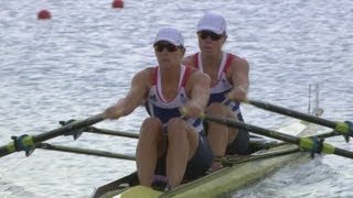 Team GB Sets Olympic Record  Womens Double Sculls Rowing 1st Heat Replay  London 2012 Olympics [upl. by Clover]