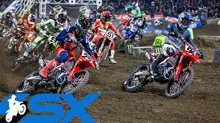 Supercross Round 1 450SX Highlights  Anaheim CA Angel Stadium  Jan 08 2022 [upl. by Hussar]