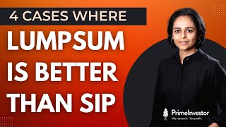 4 times you should invest via lumpsum instead of a SIP [upl. by Arreit369]