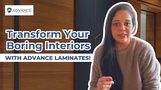 Upgrade your home with stylish and durable advance laminates [upl. by Navonod]