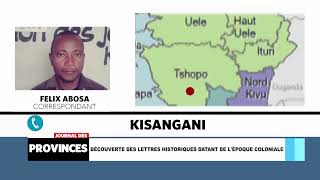 KISANGANI  Découverte des lettres historiques datant de lépoque coloniale [upl. by Landahl956]